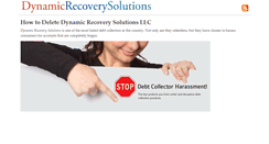 Desktop Screenshot of dynamicrecoverysolutions.net