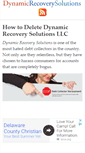 Mobile Screenshot of dynamicrecoverysolutions.net