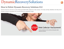 Tablet Screenshot of dynamicrecoverysolutions.net